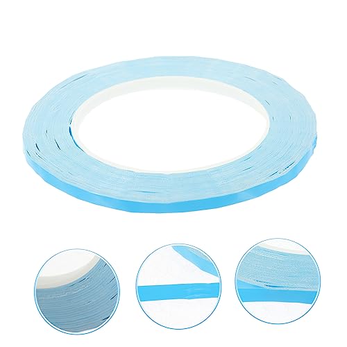 NAMOARLY 2 Rolos Filme azul cola branca dupla face condutora térmica LED barra luz substrato alumíni
