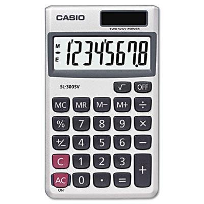 Sl-300Sv Handheld Calculator, 8-Digit Lcd, Total 5 EA