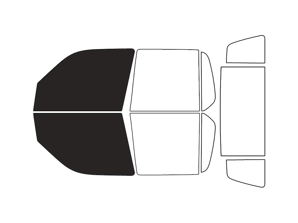 Rvinyl Window Tint Kit Compatible with Ford Explorer Sport Trac 2001-2006 - Front Precut Kit - 20%