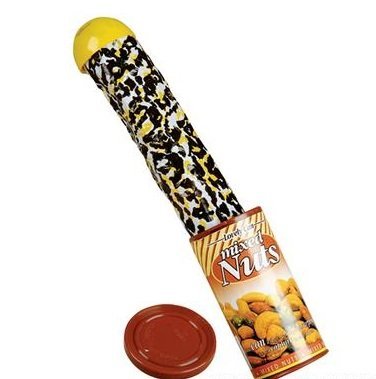 Fun toys Nut Can Trick, with Pap up Smiley Snake, Prank-Gag 2 Pack