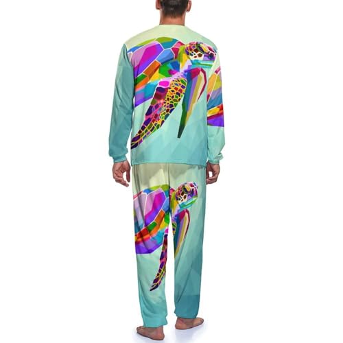 Ensemble de pyjama homme haut et bas de pyjama manche longue