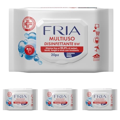 Fria Multiuso Disinfettante BW, Elimina fino al 99.9% di Batteri,