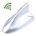 Produktbild Possbay Shark Antenne Auto AM&FM Radio Dachantenne Haifisch Haifischflosse Autoantenne mit Verstärker ABS Silber