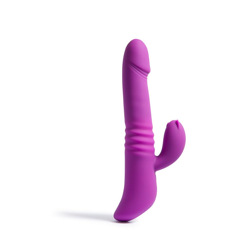 Morgan Submersible Rabbit Vibrator with Dual Clitoral Stimulation and G-Spot of Platanomelon (Lilac)