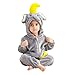 Unisex Baby Animal Onesie Long Sleeve Furry Jumpsuit One-Piece Romper Girls Boys Cute Cosplay Costume for 1-4 Years
