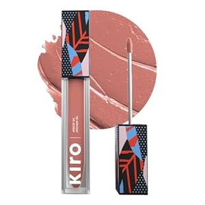Airy Matte Liquid Lipstick, Peachy Nude (Warm Dusty Peach), 5 ml, Transferproof, Liquid Lip Colour, Long Lasting, Vegan, No Parabens, Avocado Oil, Non Toxic Lipstick for Intense Colour