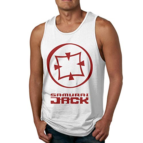 HJYR Mens Camiseta sin mangass Samurai Jack Sleeveless T Shirts Sport Gym