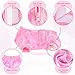 SlowTon Dog Surgery Recovery Suit - Zipper On Dog Onesies After Surgery for Female Male Dogs, Abdominal Wounds Bandages Cone/E-Collar Alternative Surgical Body Suit Anti-Licking (Pink-Tie Dye,S)