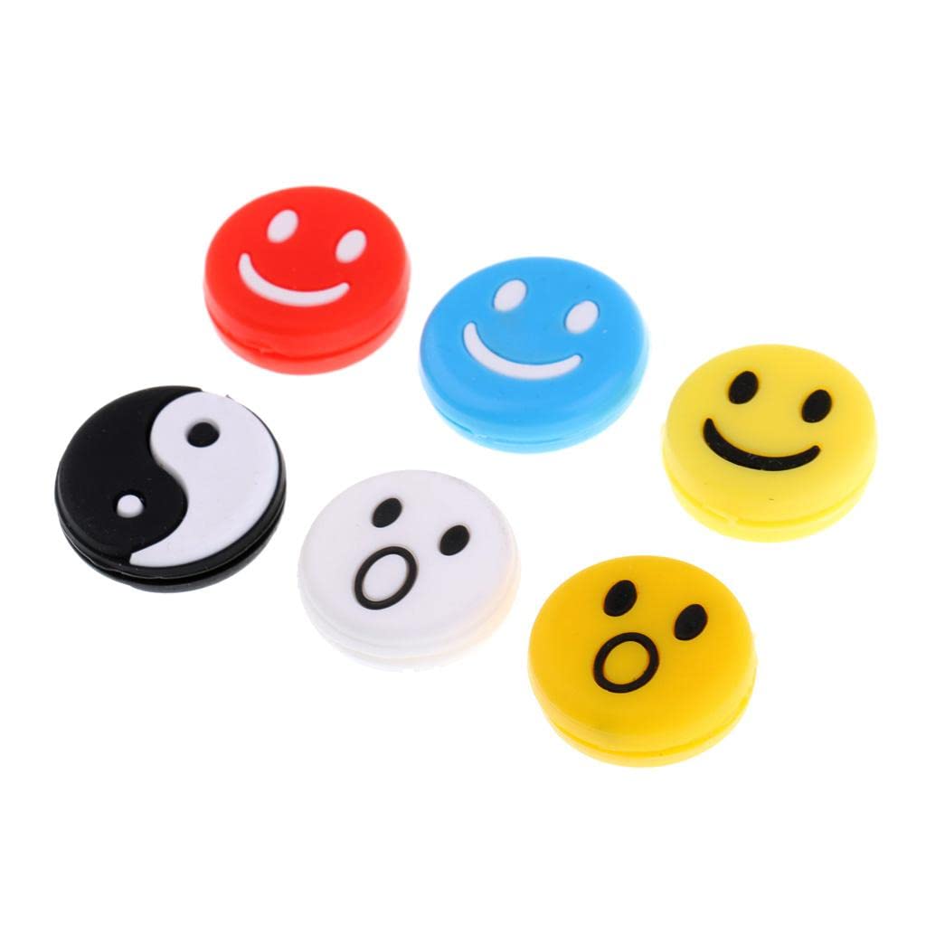 SDR 6 Pieces Tennis Racquet Vibration Dampener Shock Absorber Damper Mixed Color (B0CB3SDXTD) Amazon Price History, Amazon Price Tracker