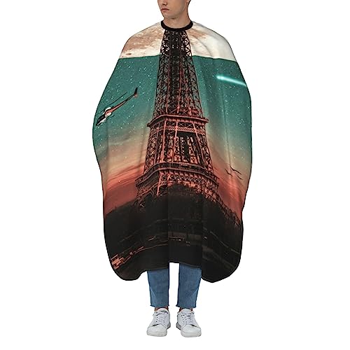 Cape de coupe de cheveux réglable pour éviter les démangeaisons et les vêtements mouillés