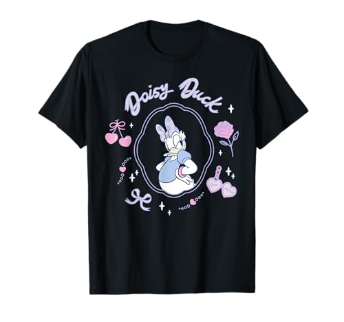Image of Disney Daisy Duck Love Always Locket Coquette Style T-Shirt