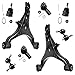 Detroit Axle - New Complete 8pc Front Suspension Kit for 2002-2006 Honda CR-V- 10-Year Warranty- Both (2) Front Lower Control Arms, Both (2) Lower Ball Joint, 2 Front Sway Bar Links, 2 Outer Tie Rods