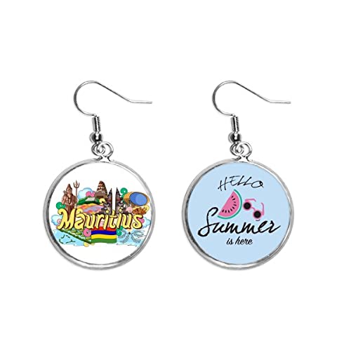 Pendientes de sandía Mauricio Graffiti siete colores tierra accesorios de verano