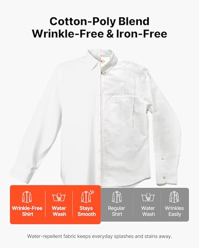 VEVOR Mens Men's Button Up Shirt4