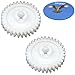 Price comparison product image HQRP 2-Pack Drive Gear for Craftsman 41A2817 / 41C4220 / 41C4220A Garage Door Opener Access System + HQRP Coaster