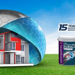 Image of Asian Paint Apex Ultima Protek Duralife Exterior Wall Paint Premium Exterior Emulsion - Premium Weather Protection | Dust Resistant, Anti-Algal | 20 Liter (White)