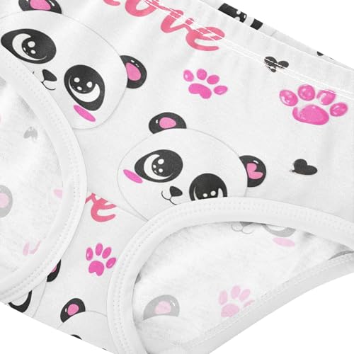 Toddlers Underwear Floral 2t Cotton Panties Little Girl Bright Kids Undies Briefs Cute Cartoon Pandas Love4