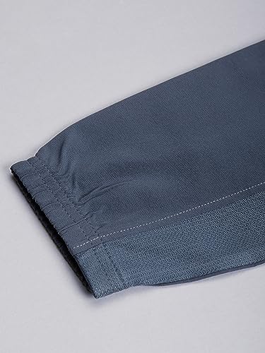 Image of TECHNOSPORT Men's Solid Polyester Techno Lite Jacket With SPF50+ And Microbial Properties