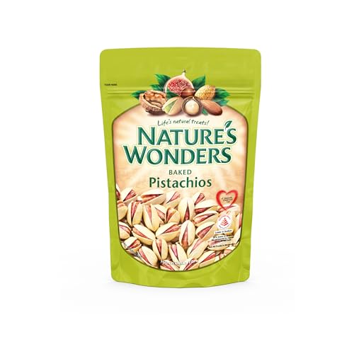 Natures Wonder Baked Pistachios 200g
