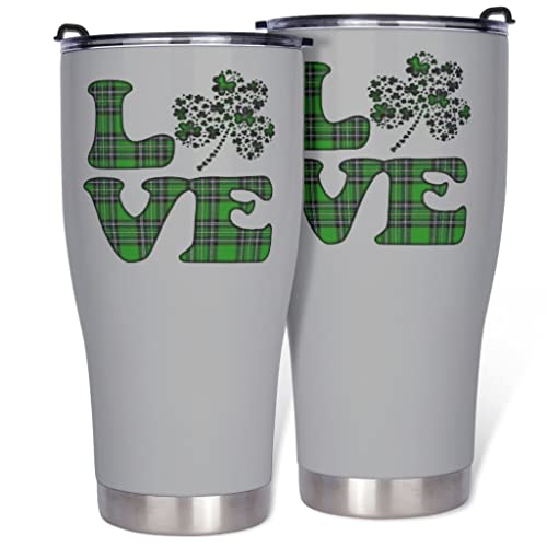 Wmeyiseyiy Taza térmica de acero inoxidable con doble pared, aislado al vacío, taza de viaje con tapa, multicolor, 900…