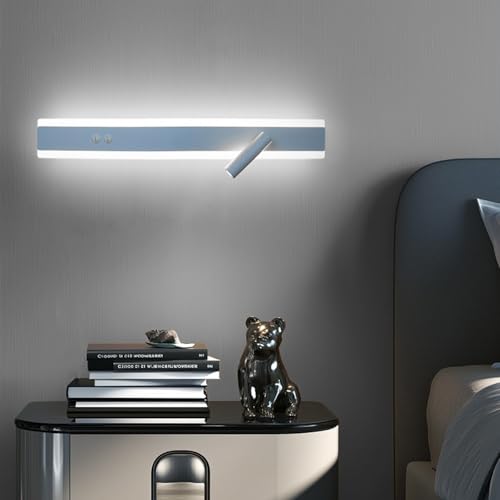 Apliques de pared interior de 40cm con iluminación focalizada y general para dormitorios modernos
