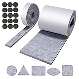 fieltro grueso donde comprar ⌂ Almohadillas de fieltro para muebles: estas almohadillas para pies de muebles están hechas de fieltro con respaldo autoadhesivo, fáciles de cortar en cualquier forma o tamaño y pegarlas en muebles, patas de sillas o lo que sea necesario.