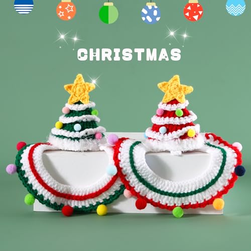 Disfraz para perros pequeños gorro y bufanda navideña miniatura 4