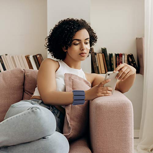 BESPORTBLE 1 par de pesos de pulso para corrida, ioga, exercícios, peso de anéis, tiras duráveis par