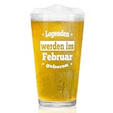 Joymaking Bierglas - Sinnvolle Lustige Geschenke für Männer zum Geburtstag, Geschenkidee für Papa, Freund, Mitarbeiter, Sohn, Opa im Februar 15oz