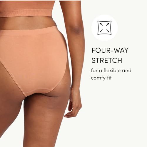 Image of Boody -Classic Bikini -Women's Underwear -Mid Rise, Moderate-Full Coverage Fit -Soft, Flat-Ribbed Waistband -Bamboo Viscose
