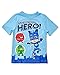 PJ Masks Toddler Boys T-Shirts 3 Pack - PJ Masks Clothes Featuring Catboy, Gekko, and Owlette (White/Blue/Red, 6)