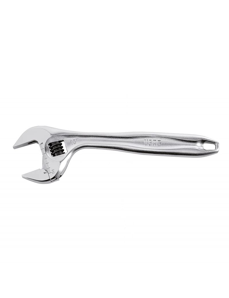 USAG U02940014 Chiave a rullino con Regolazione Rapida (Lunghezza 250 mm), Cromato