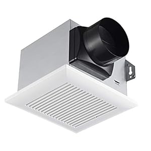 Tech Drive Very-Quiet 80 CFM, 1.5 Sone No Attic access Needed Installation Bathroom Ventilation and Exhaust Fan