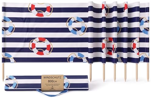 Amazinggirl Paravientos Playa Camping protección - Cortavientos Ligero y Resistente Ideal para jardín Piscina terraza y Viajes Protección Solar y privacidad para Exteriores