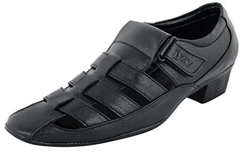 Mens Black Height Increasing Casual Outdoor Sandals-6 UK (B06WWCG5WM) Amazon Price History, Amazon Price Tracker