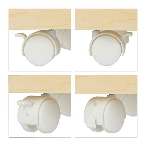 Relaxdays Portagiochi Bambini, Scaffale Libreria