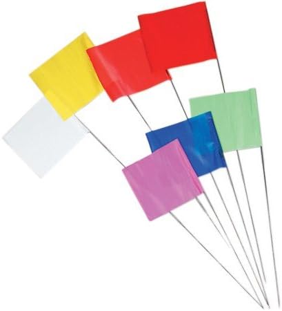 White Wire Flag Marks