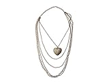 Enez XXL Damen Kette Halskette Necklace Herz Choker Collier 40-70 cm VR654