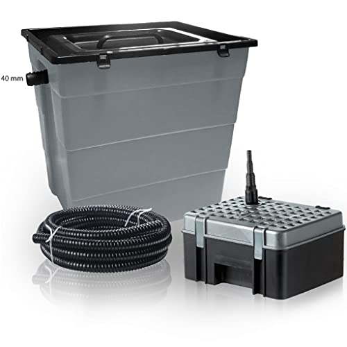 Heissner SMARTLINE Teichaußenfilter mit UVC-Pumpe 1000 l/h (HLF6000-00)