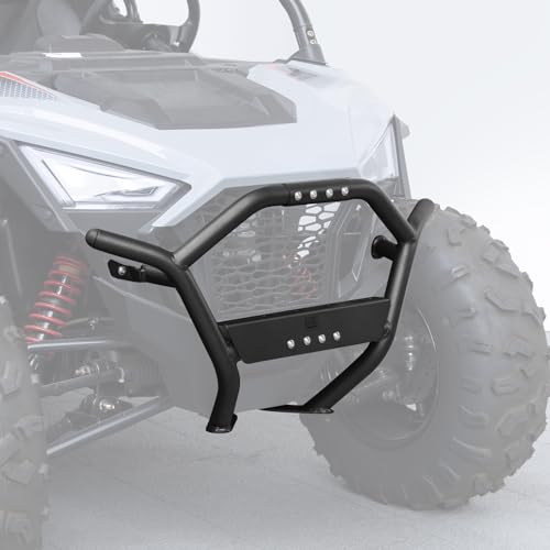 KEMIMOTO UTV Front Bumper Compatible with 2022-2026 Polaris RZR 200 Electrophoretic Finish Pre-Drilled for Lights Full Front Protection Durable and Rustproof Replaces 2884577