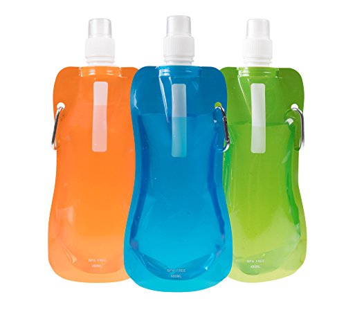 Clever Creations Sports Water Bottles Collapsible & Camping Friendly | BPA Free |