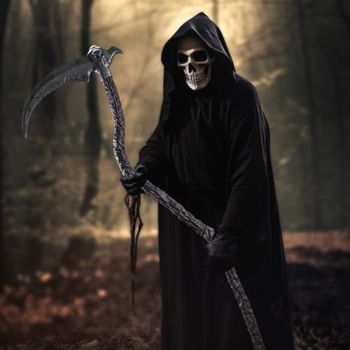 Spooktacular Creations Reaper Reaper Accessory - Reaper Weapon Costume - Sickle Accessory for Adults or Kids - Pretend Play Halloween Party