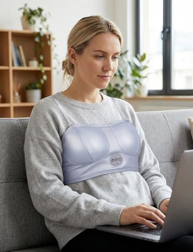 HMYILY Soutien-Gorge De Massage du Sein, Instrument De Massage éLectronique Vibrant pour L'AméLioration De La Poitrine pour Femmes – vue 7