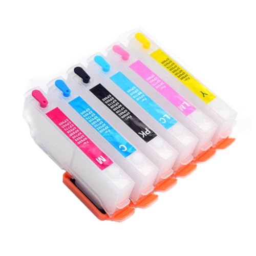 Cartucho recargable IC80 de 6 colores chip permanente para Expression XP-977 XP-907 XP-807