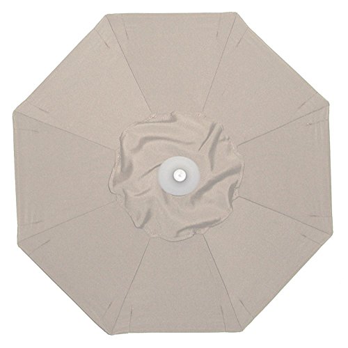 Galtech 9-ft. Aluminum Deluxe Auto Tilt Patio Umbrella, Latte Pole
