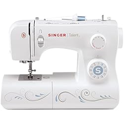 Maquina De Coser Singer Electrica Singer Maquina de Coser Talent 3323, Puntada, Blanco, 45,7 x 22,2 x 35,6