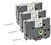 Produktbild Yellow Yeti 3 Schriftbander TZe-141 TZ-141 schwarz auf transparent 18mm x 8m Etikettenbänd kompatibel für Brother P-Touch PT-2030VP PT-D400 PT-D450VP PT-D600VP PT-E300VP PT-H300 PT-P700 PT-P750W CUBE