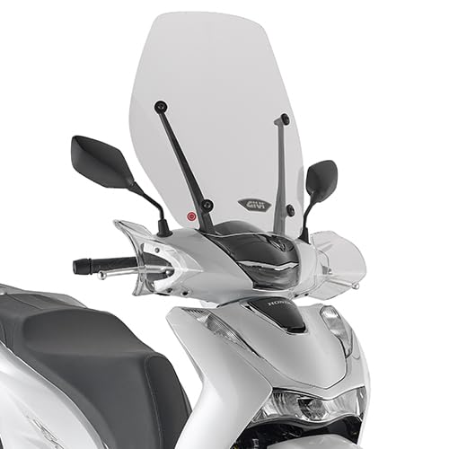 Parabrezza Alto Con Serigrafia Anti-Riflesso Per Honda SH 125/150/350 2020-2024 – Plexiglass PMMA 3mm, Made In Italy