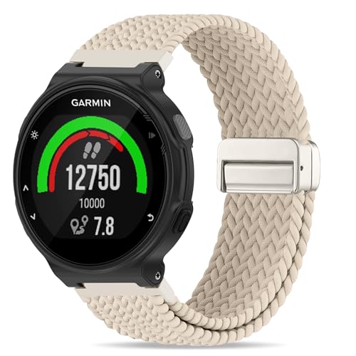 Correa de Nylon Trenzado Ajustable con Cierre Magnético para Garmin miniatura 1