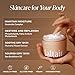 Saltair Multi-Lipid Body Butter - Rich, Nourishing Hydrating Body Cream with Ceramide Complex, Coconut Oil, Shea Butter, and Sea Buckthorn. Moisturizing Dry Skin Care. 10oz Jar - Santal Bloom